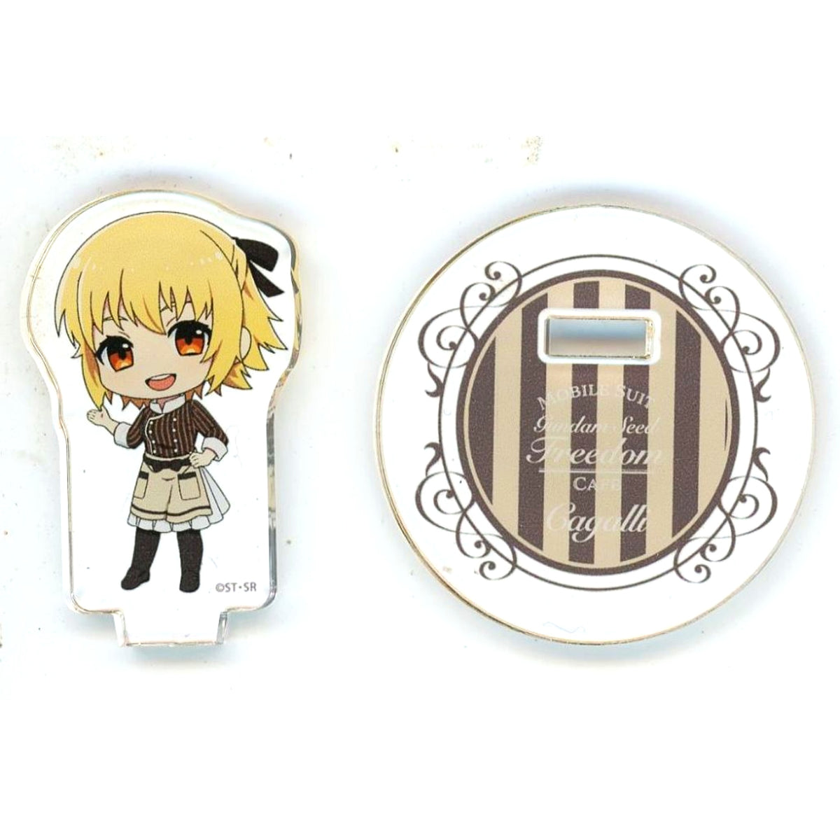 Cagalli Yula Athha Mobile Suit Gundam SEED FREEDOM Cafe Acrylic Stand [USED]