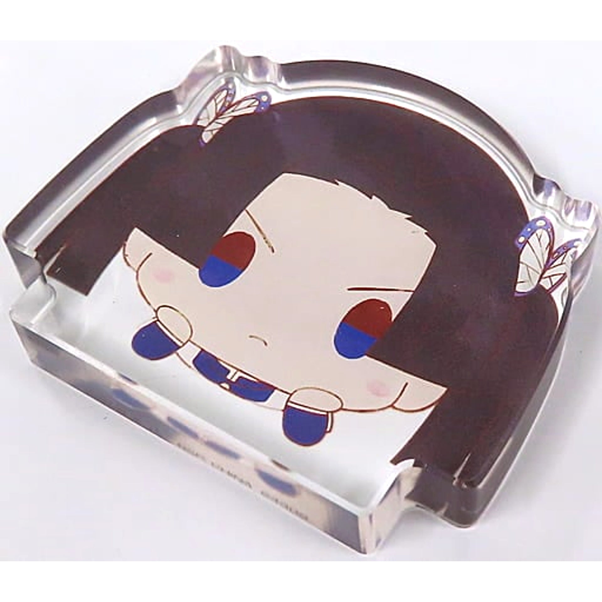 Demon Slayer: Kimetsu no Yaiba Aoi Kanzaki Ichiban Kuji Butterfly House of Memories Mitetene Acritz Mascot Prize E Keychains [USED]