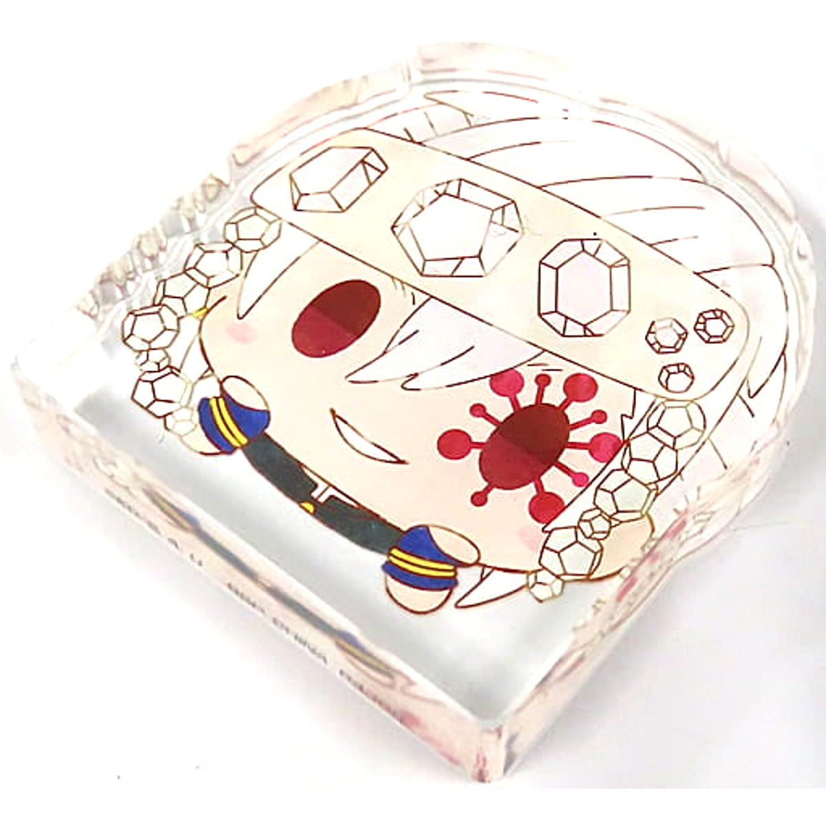 Demon Slayer: Kimetsu no Yaiba Tengen Uzui Ichiban Kuji Butterfly House of Memories Mitetene Acritz Mascot Prize E Keychains [USED]