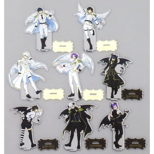 Set of 8 Blue Lock x Ouchi de Collaboration ANGEL & DEVIL Vol.1 in FavoteriA Life-Size Acrylic Stand [USED]