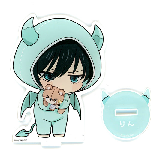 Rin Itoshi Blue Lock x Ouchi de Collaboration ANGEL & DEVIL Vol.1 in FavoteriA Mini Character Acrylic Stand Devil Ver. [USED]