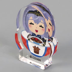 hololive 3rd Generation x Irasutoya Noel Shirogane Trading Acrylic Block mini with the line Itadakimassuru Acrylic Stands [USED]