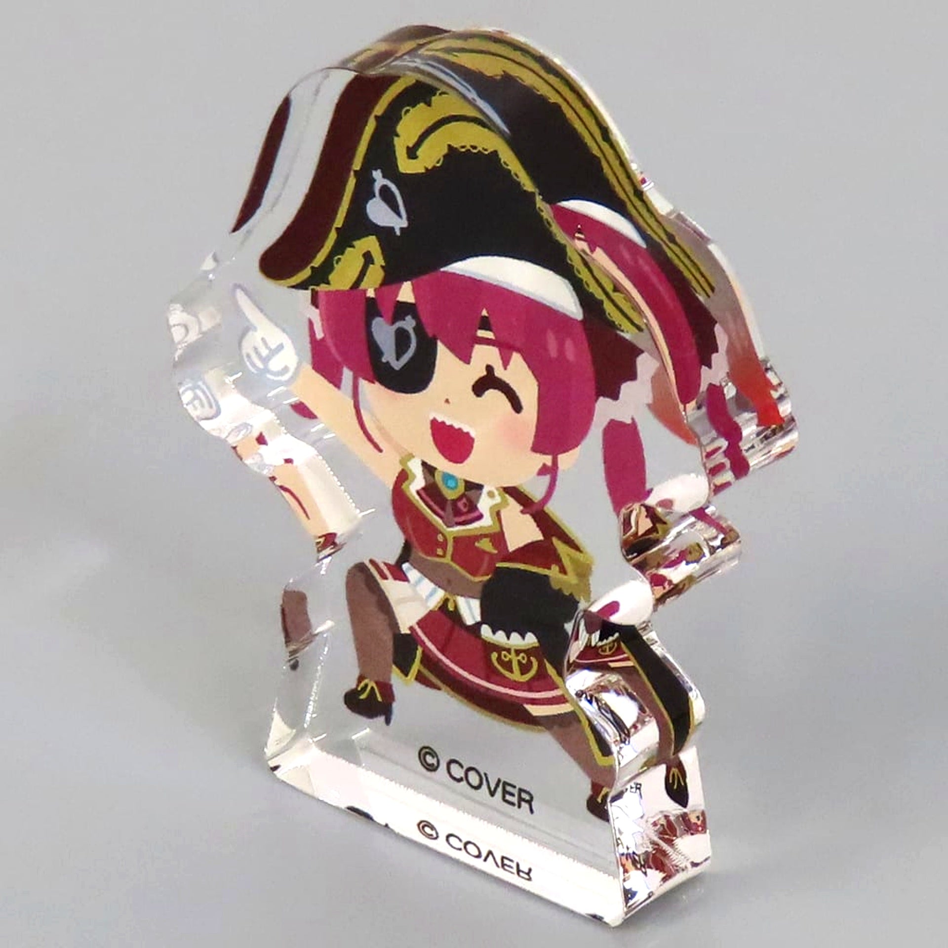 Virtual YouTuber hololive Houshou Marine Set Sail! Trading Acrylic Block Mini hololive 3rd Generation x Irasutoya [USED]