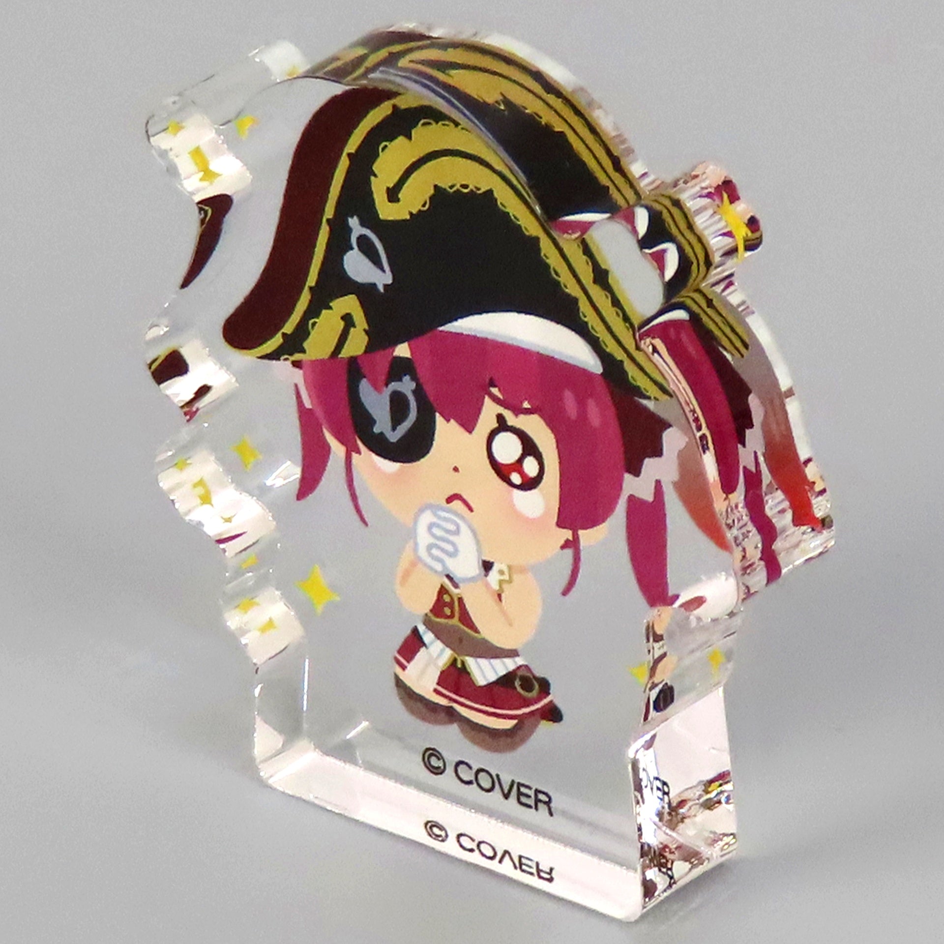 Houshou Marine Gratitude VTuber Hololive 3rd Gen x Irasutoya Trading Acrylic Block mini [USED]