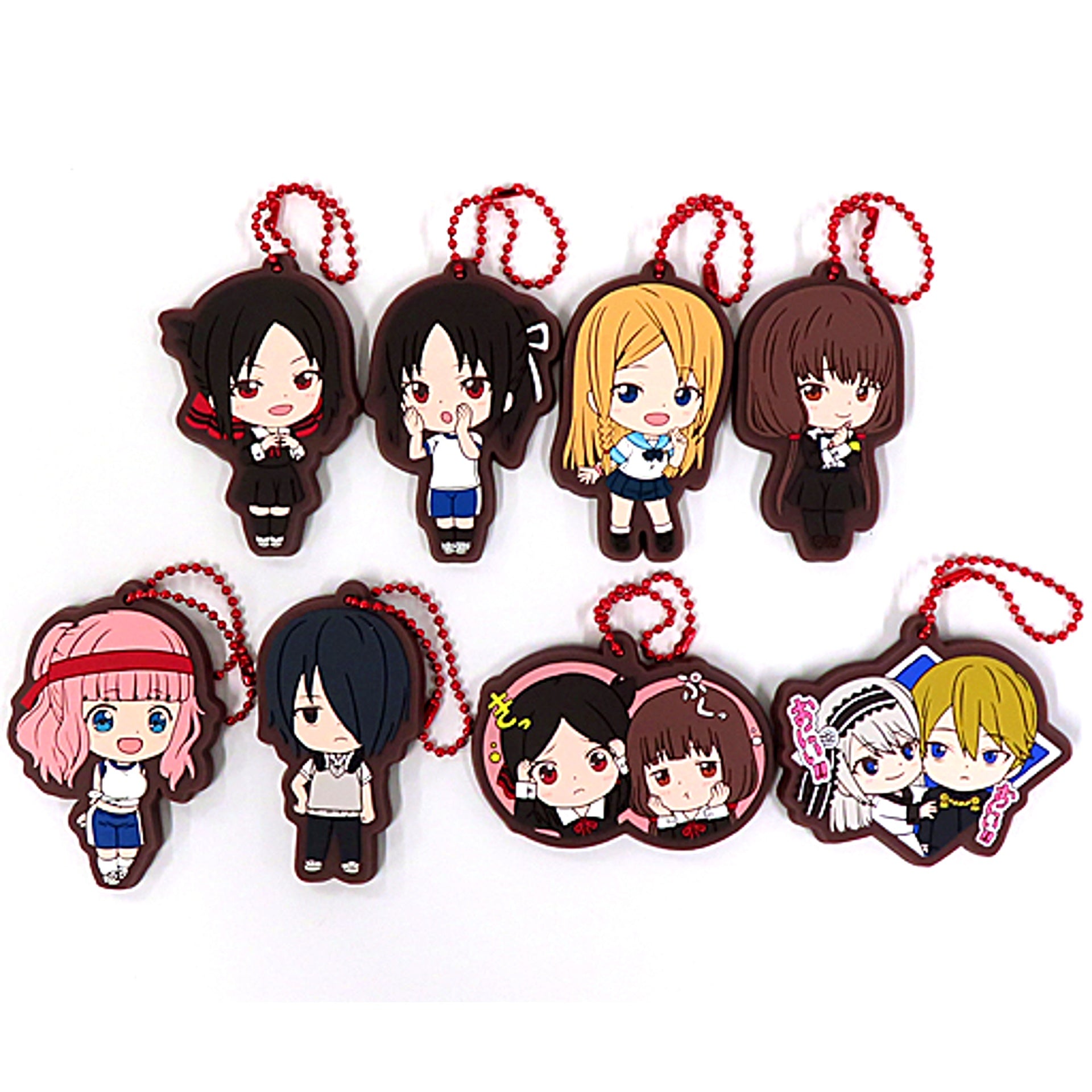 Set of 10 Re:ZERO -Starting Life in Another World- Capsule Rubber Strap Mugyutto ver. [USED]