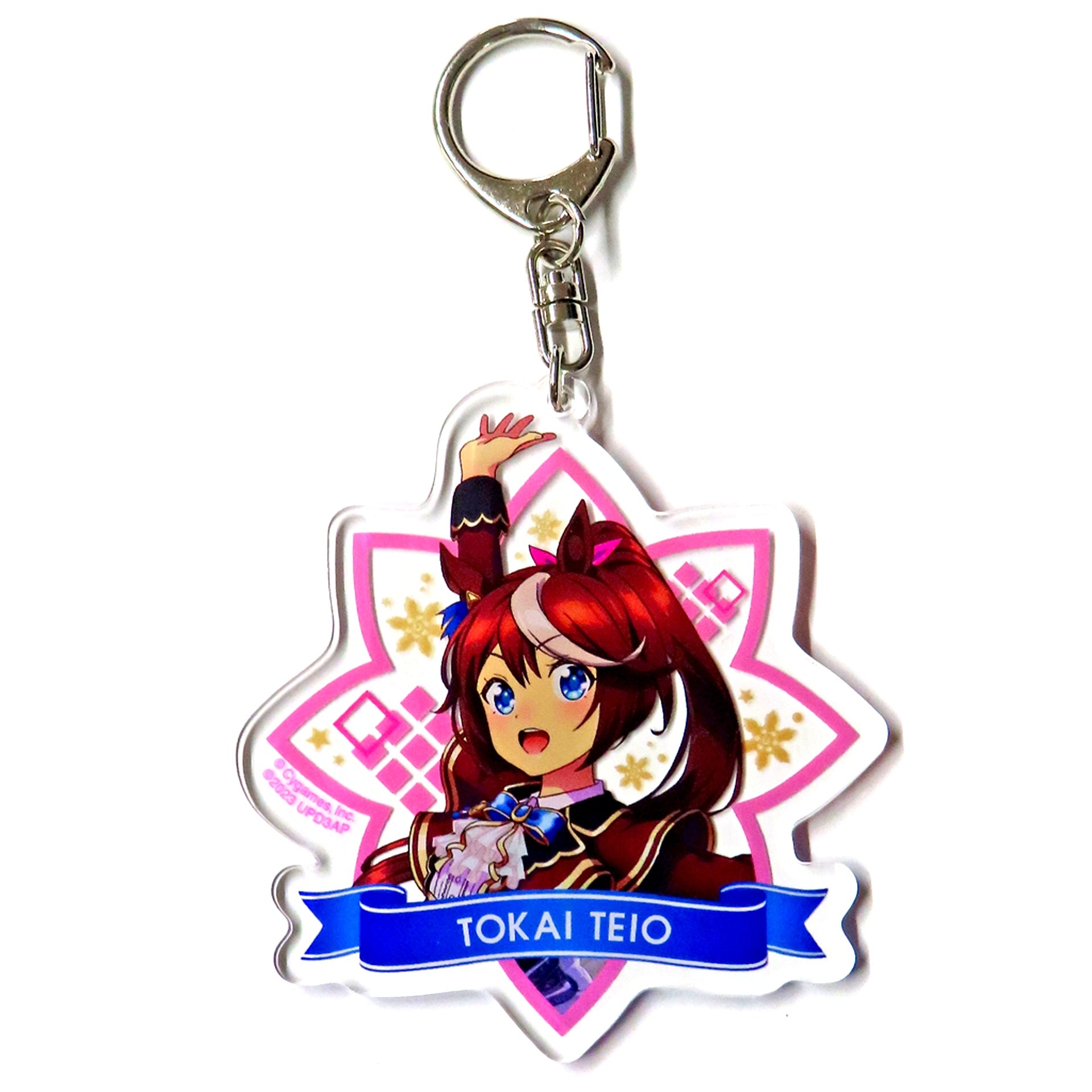 Tokai Teio Uma Musume Pretty Derby Official Acrylic Keychain Notes of Grandeur Ver. 5th EVENT ARENA TOUR GO BEYOND MEMORIAL RECORD YELL [USED]