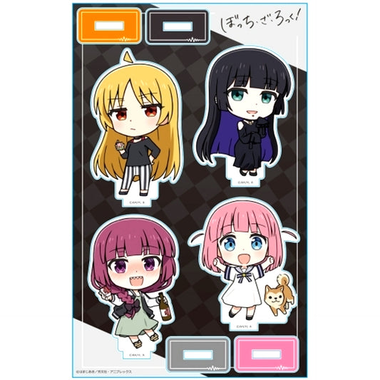 Seika & PA-san & Kikuri & Futari & Jimihen C. Deformed Character Acrylic Character Stand Bocchi the Rock! [USED]