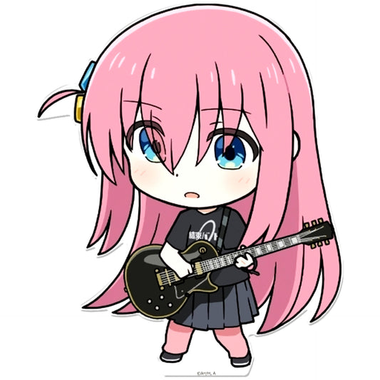 Hitori Gotoh Band T-shirt Ver. Dekapunikore! Acrylic Figure Bocchi the Rock! [USED]