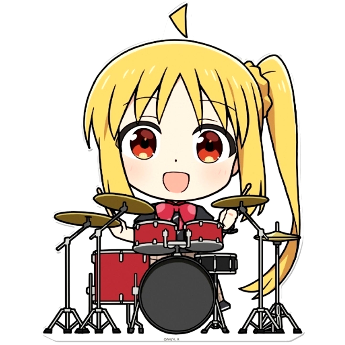 Nijika Ijichi Band T-shirt Ver. Deka Punikore! Acrylic Figure Bocchi the Rock! [USED]