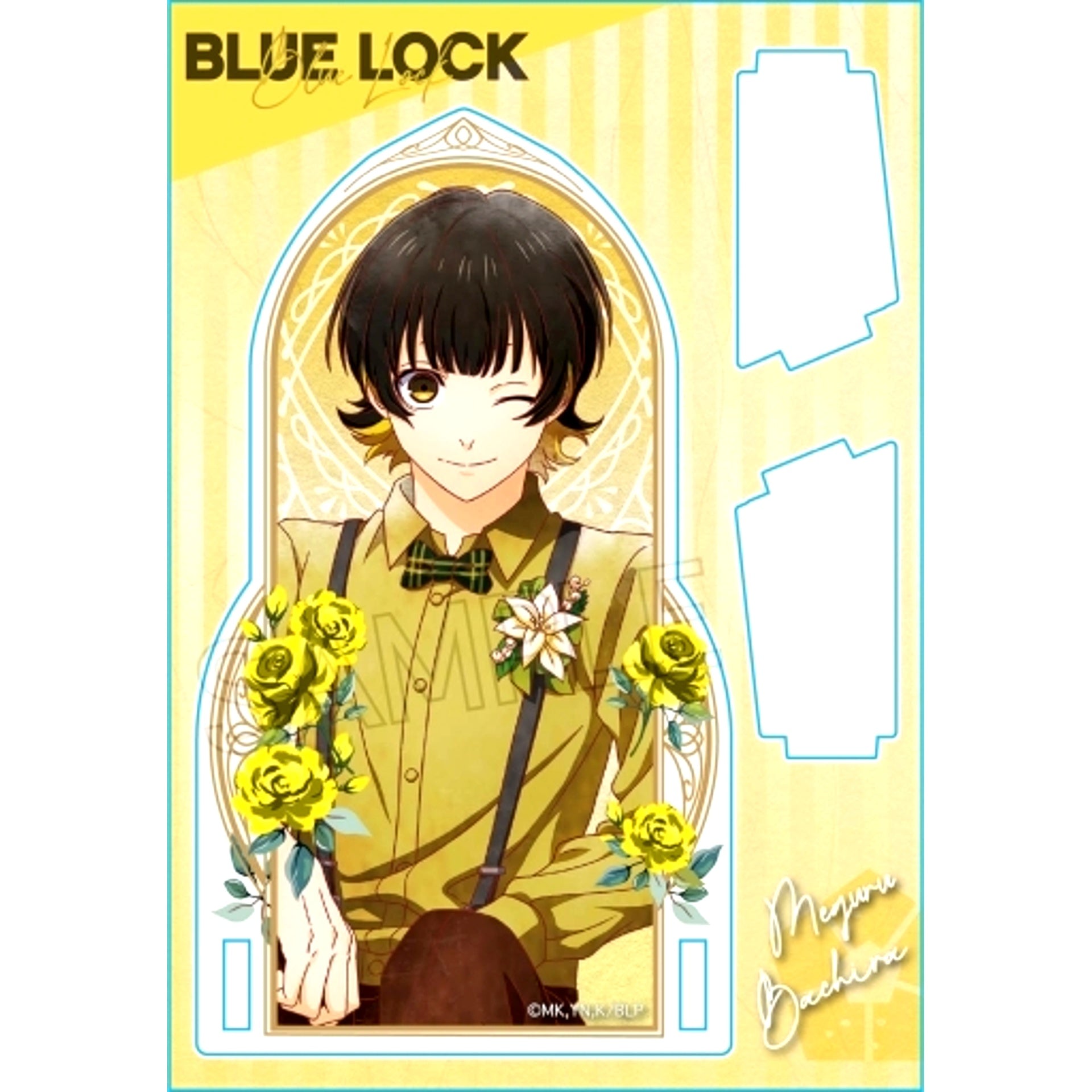 Meguru Bachira Diagonally Displayable Acrylic Stand Blue Lock [USED]
