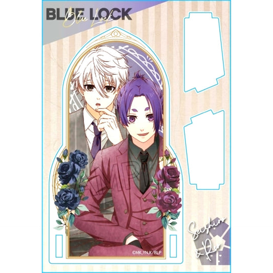 Seishiro Nagi & Reo Mikage Diagonally Displayable Acrylic Stand Blue Lock [USED]
