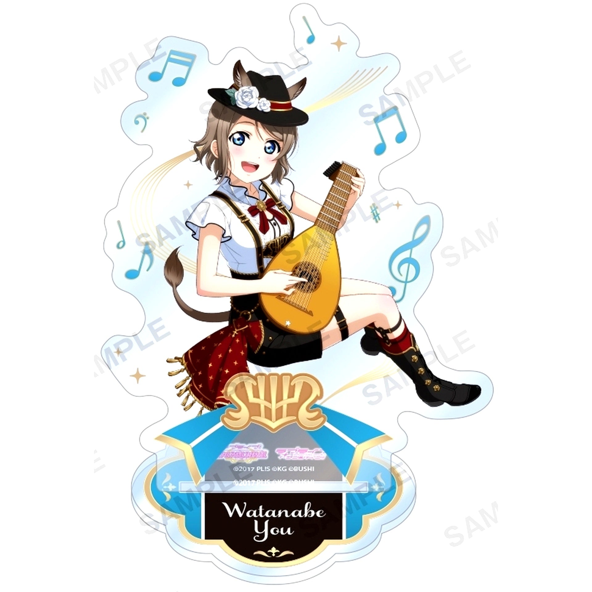 You Watanabe Love Live! School Idol Festival Aqours Acrylic Stand Town Musicians of Bremen Ver. [USED]