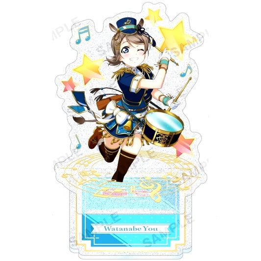 You Watanabe Kirarin Acrylic Stand Aqours Town Musicians of Bremen Ver. Love Live! School Idol Festival [USED]