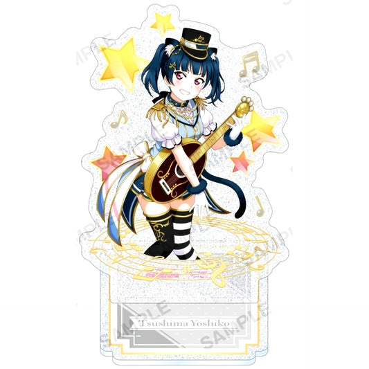 Yoshiko Tsushima Kirarin Acrylic Stand Aqours Town Musicians of Bremen Ver. Love Live! School Idol Festival [USED]