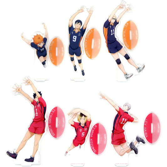 Haikyu!! Movie: Battle of the Garbage Dump Shoyo Hinata & Others All 6 Types Set Ichiban Kuji Acrylic Stand Prize E Acrylic Stands [USED]