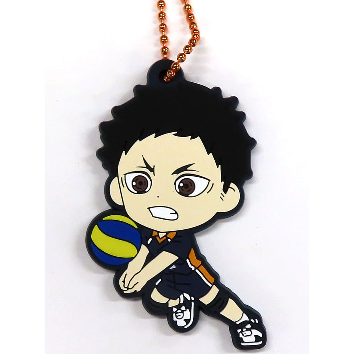 Haikyu!! Movie: Battle of the Garbage Dump Daichi Sawamura Ichiban Kuji Karasuno High School Kyunchara Rubber Charm Prize G Charm [USED]