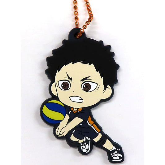 Haikyu!! Movie: Battle of the Garbage Dump Daichi Sawamura Ichiban Kuji Karasuno High School Kyunchara Rubber Charm Prize G Charm [USED]