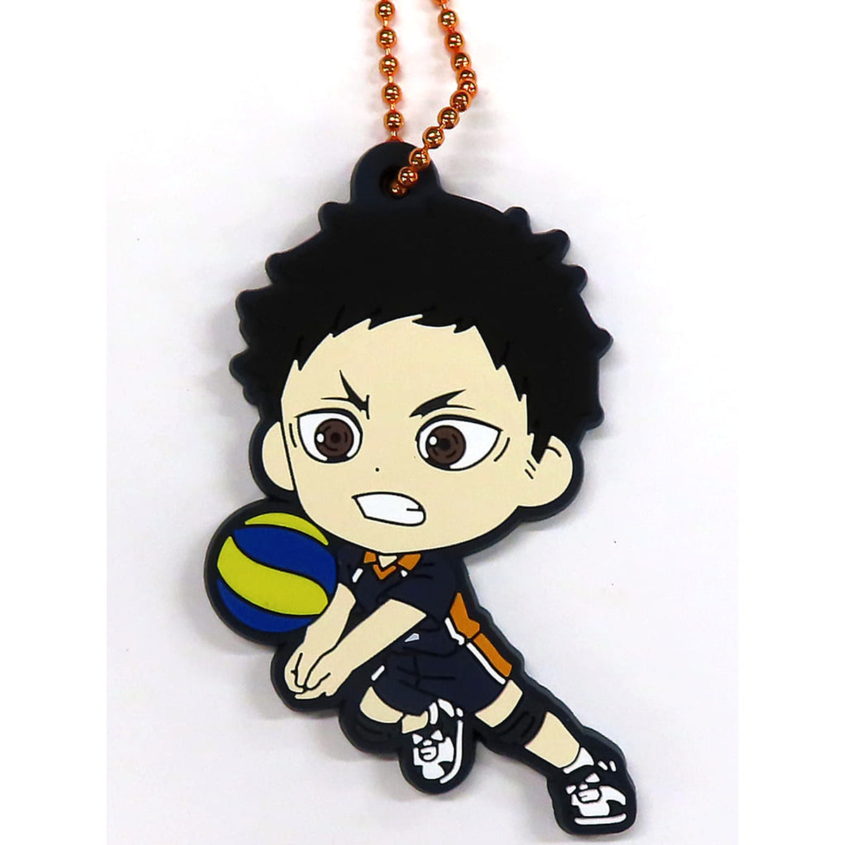 Haikyu!! Movie: Battle of the Garbage Dump Daichi Sawamura Ichiban Kuji Karasuno High School Kyunchara Rubber Charm Prize G Charm [USED]