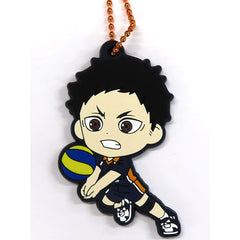 Haikyu!! Movie: Battle of the Garbage Dump Daichi Sawamura Ichiban Kuji Karasuno High School Kyunchara Rubber Charm Prize G Charm [USED]