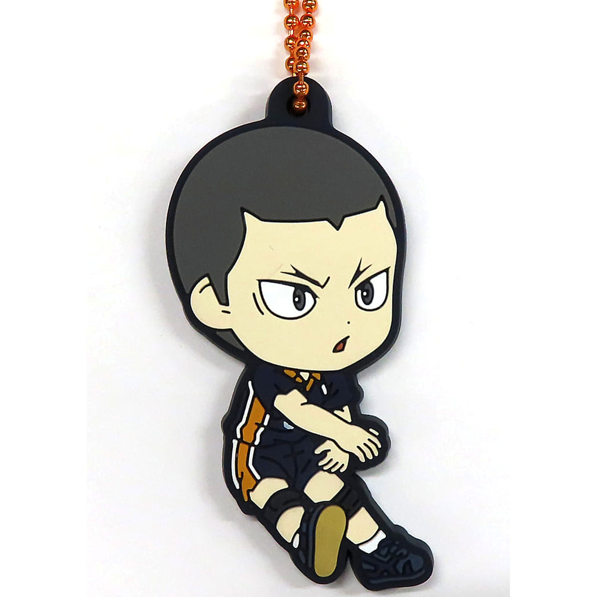 Haikyu!! Movie: Battle of the Garbage Dump Tanaka Ryunosuke Ichiban Kuji Karasuno High School Kyunchara Rubber Charm Prize G Charm [USED]