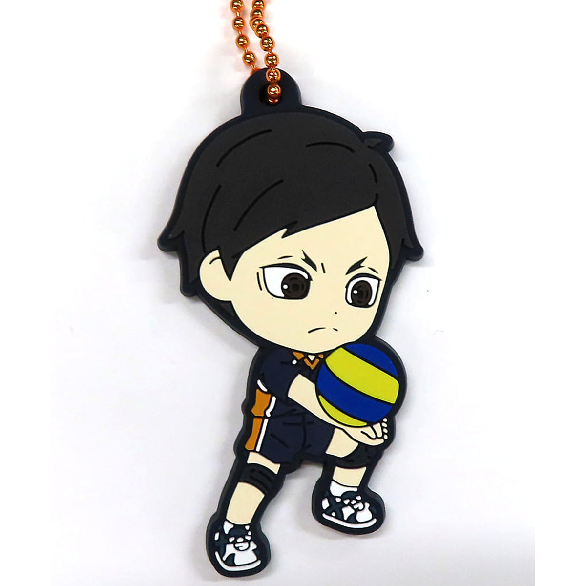 Haikyu!! Movie: Battle of the Garbage Dump Chikara Ennoshita Ichiban Kuji Karasuno High School Kyunchara Rubber Charm Prize G Charm [USED]