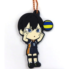 Haikyu!! Movie: Battle of the Garbage Dump Tobio Kageyama Ichiban Kuji Karasuno High School Kyunchara Rubber Charm Prize G Charm [USED]