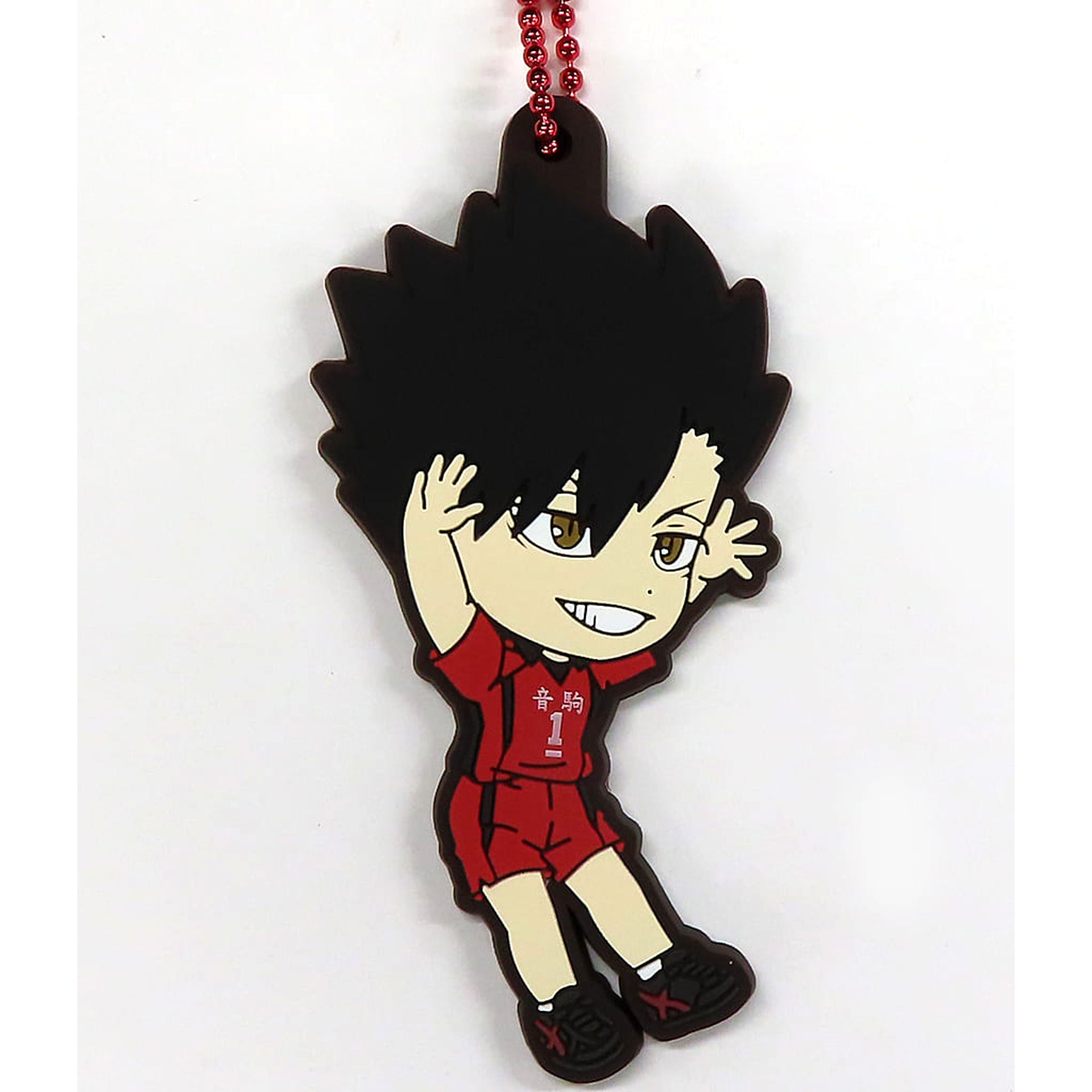 Haikyu!! Movie: Battle of the Garbage Dump Tetsuro Kuroo Ichiban Kuji Nekoma High School Kyunchara Rubber Charm Prize H Charm [USED]