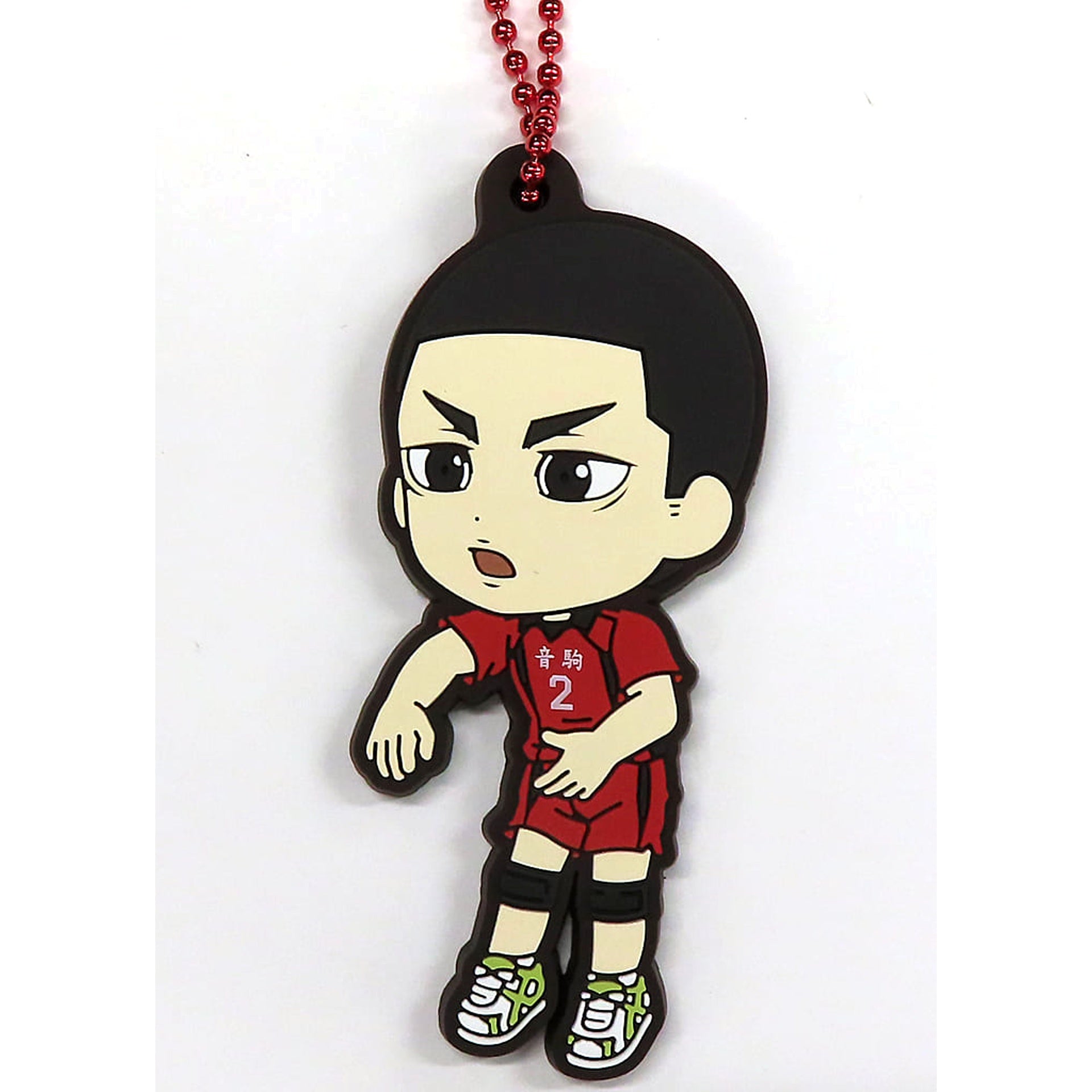 Haikyu!! Movie: Battle of the Garbage Dump Nobuyuki Kai Ichiban Kuji Nekoma High School Kyunchara Rubber Charm Prize H Charm [USED]