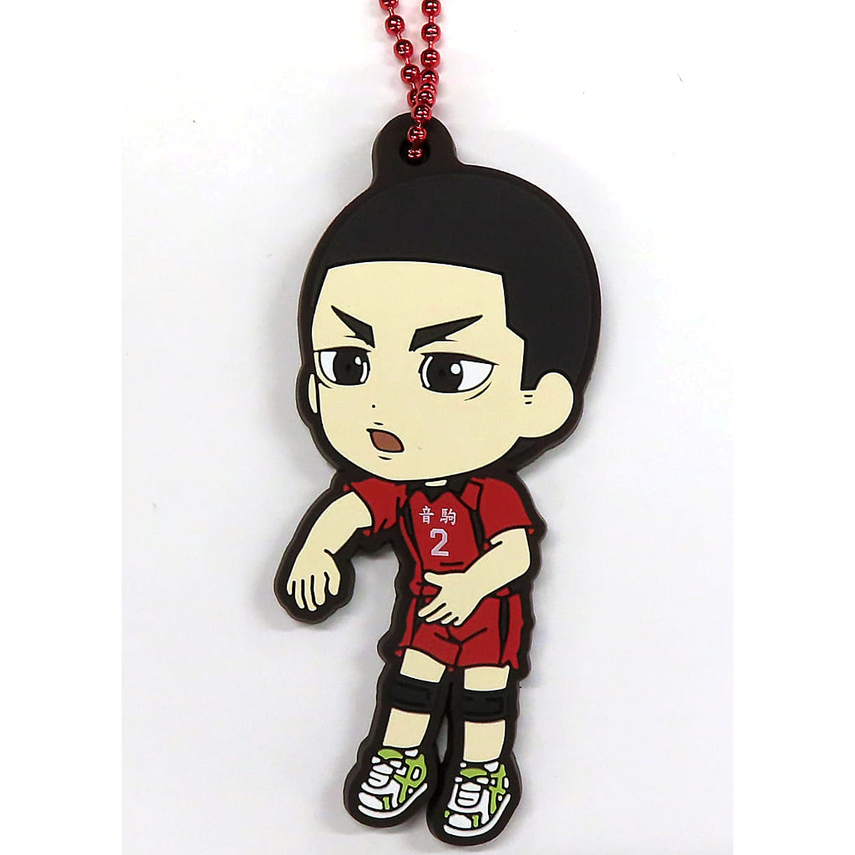 Haikyu!! Movie: Battle of the Garbage Dump Nobuyuki Kai Ichiban Kuji Nekoma High School Kyunchara Rubber Charm Prize H Charm [USED]