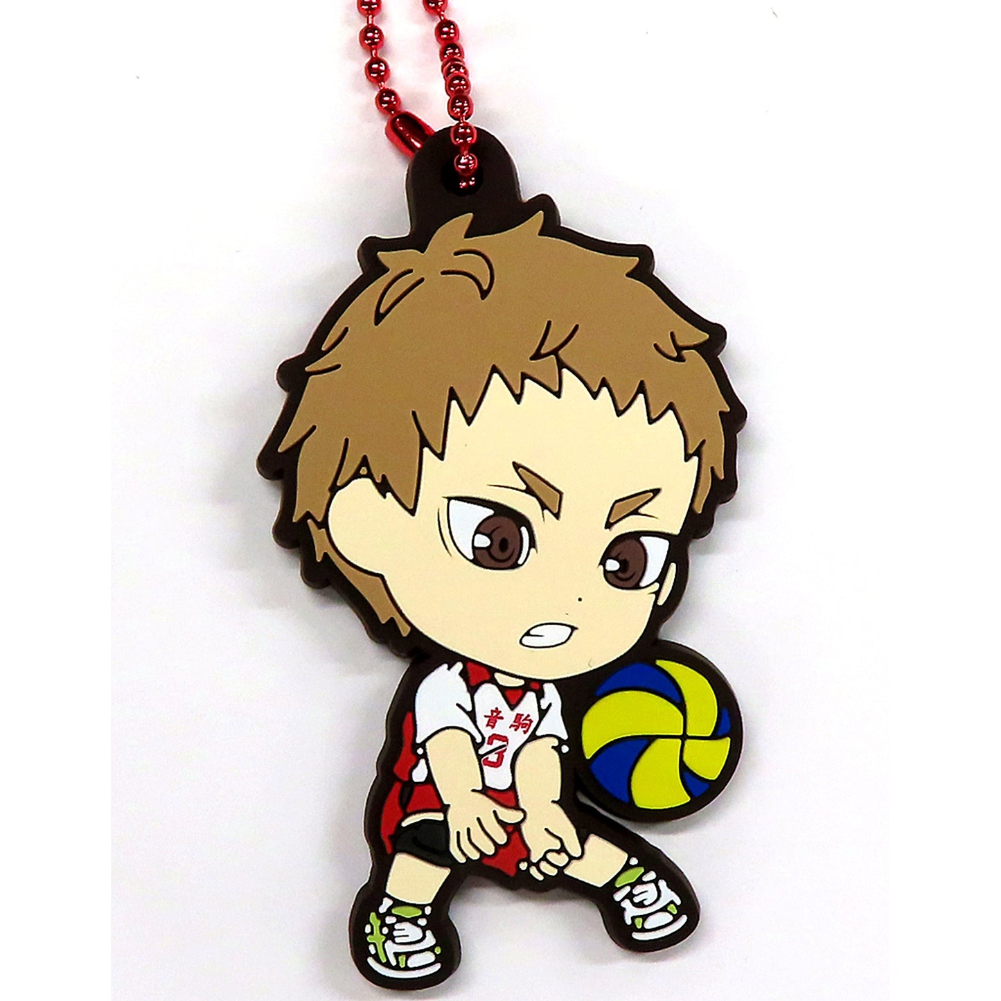 Morisuke Yaku Kyun Chara Rubber Charm - Nekoma High School Ichiban Kuji Haikyu The Dumpster Battle Movie Prize H [USED]