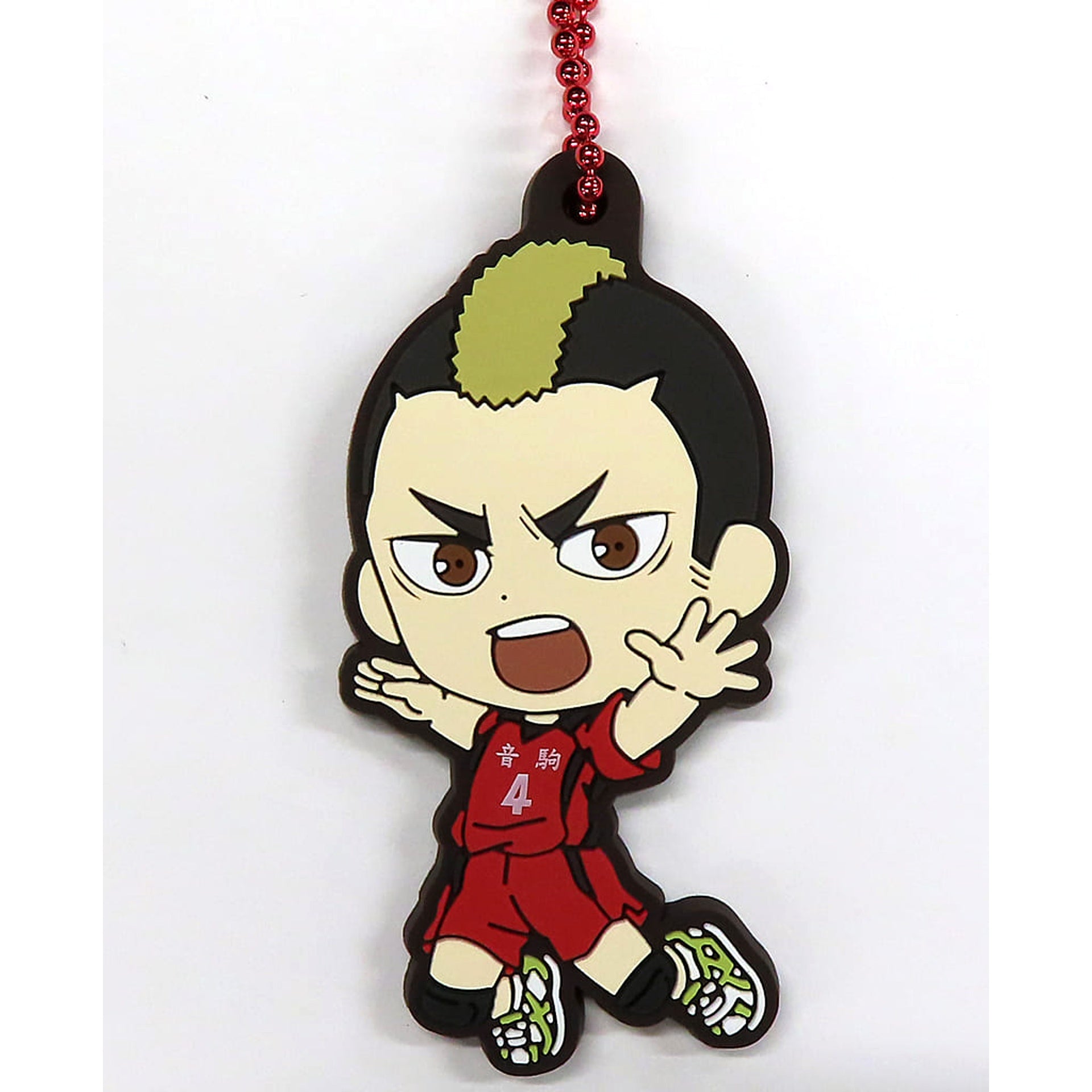 Haikyu!! Movie: Battle of the Garbage Dump Taketora Yamamoto Ichiban Kuji Nekoma High School Kyunchara Rubber Charm Prize H Charm [USED]