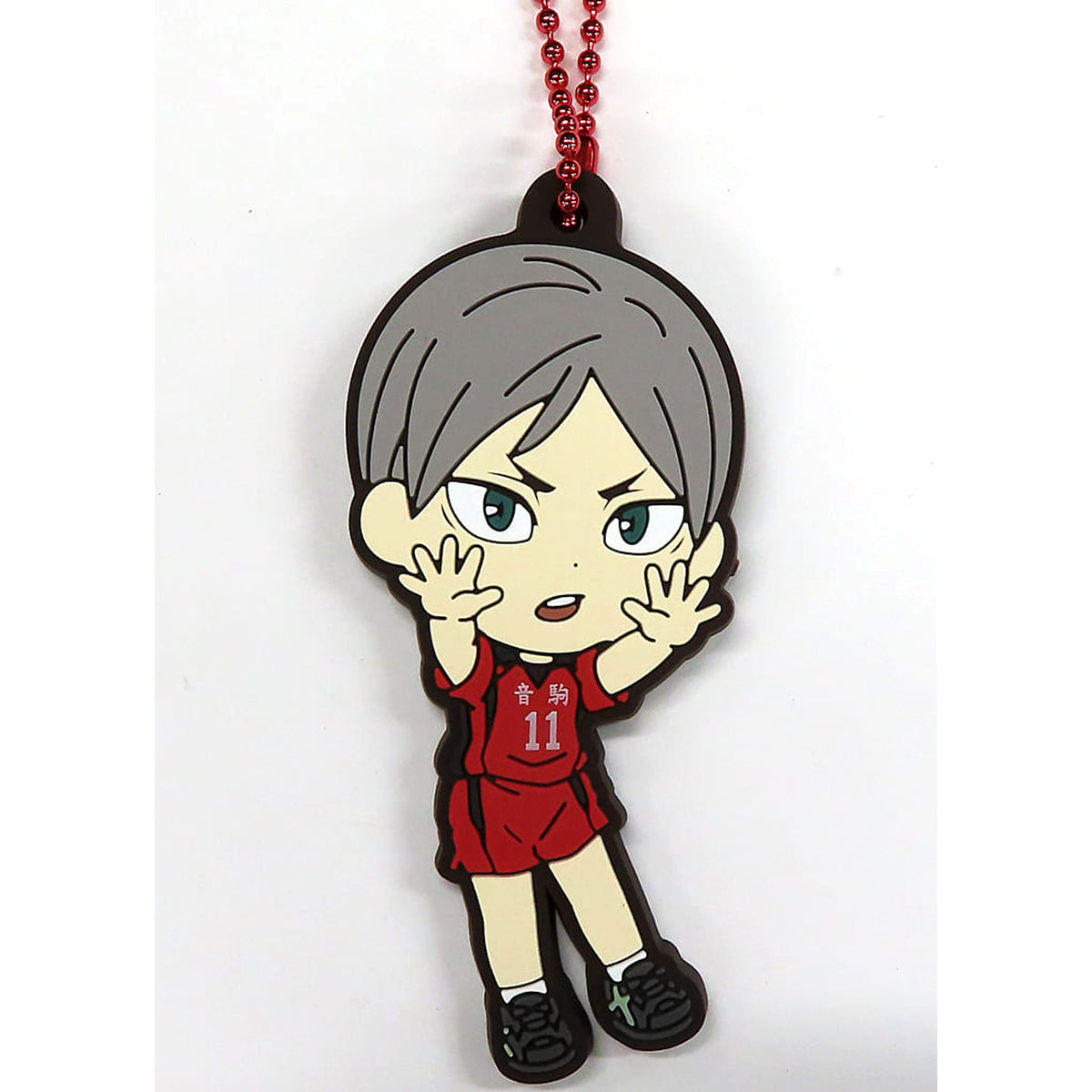 Haikyu!! Movie: Battle of the Garbage Dump Lev Haiba Ichiban Kuji Nekoma High School Kyunchara Rubber Charm Prize H Charm [USED]