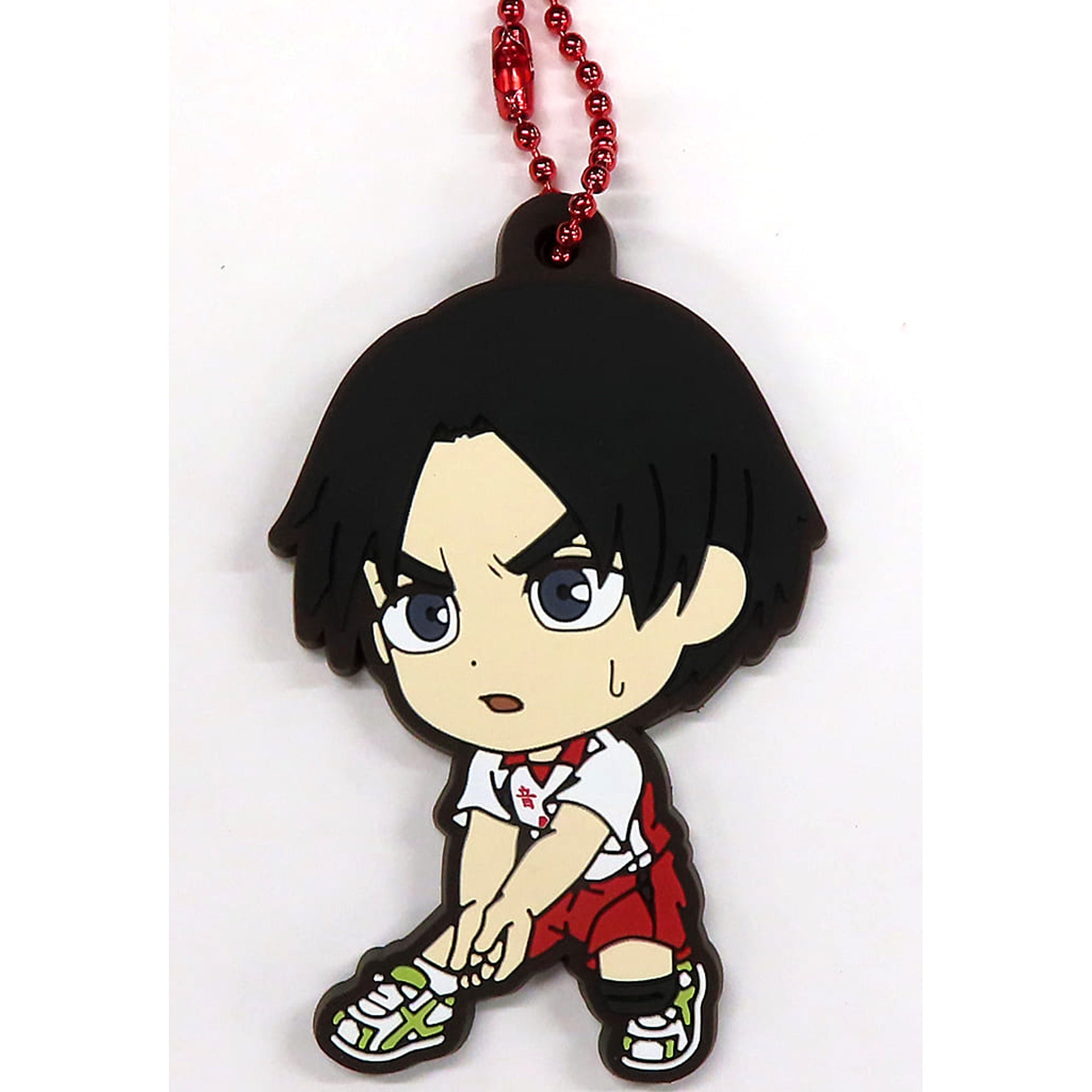 Haikyu!! Movie: Battle of the Garbage Dump Yuki Shibayama Ichiban Kuji Nekoma High School Kyunchara Rubber Charm Prize H Charm [USED]