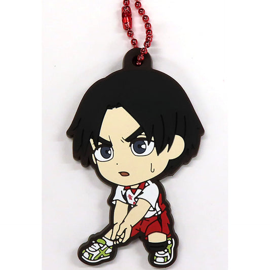 Haikyu!! Movie: Battle of the Garbage Dump Yuki Shibayama Ichiban Kuji Nekoma High School Kyunchara Rubber Charm Prize H Charm [USED]