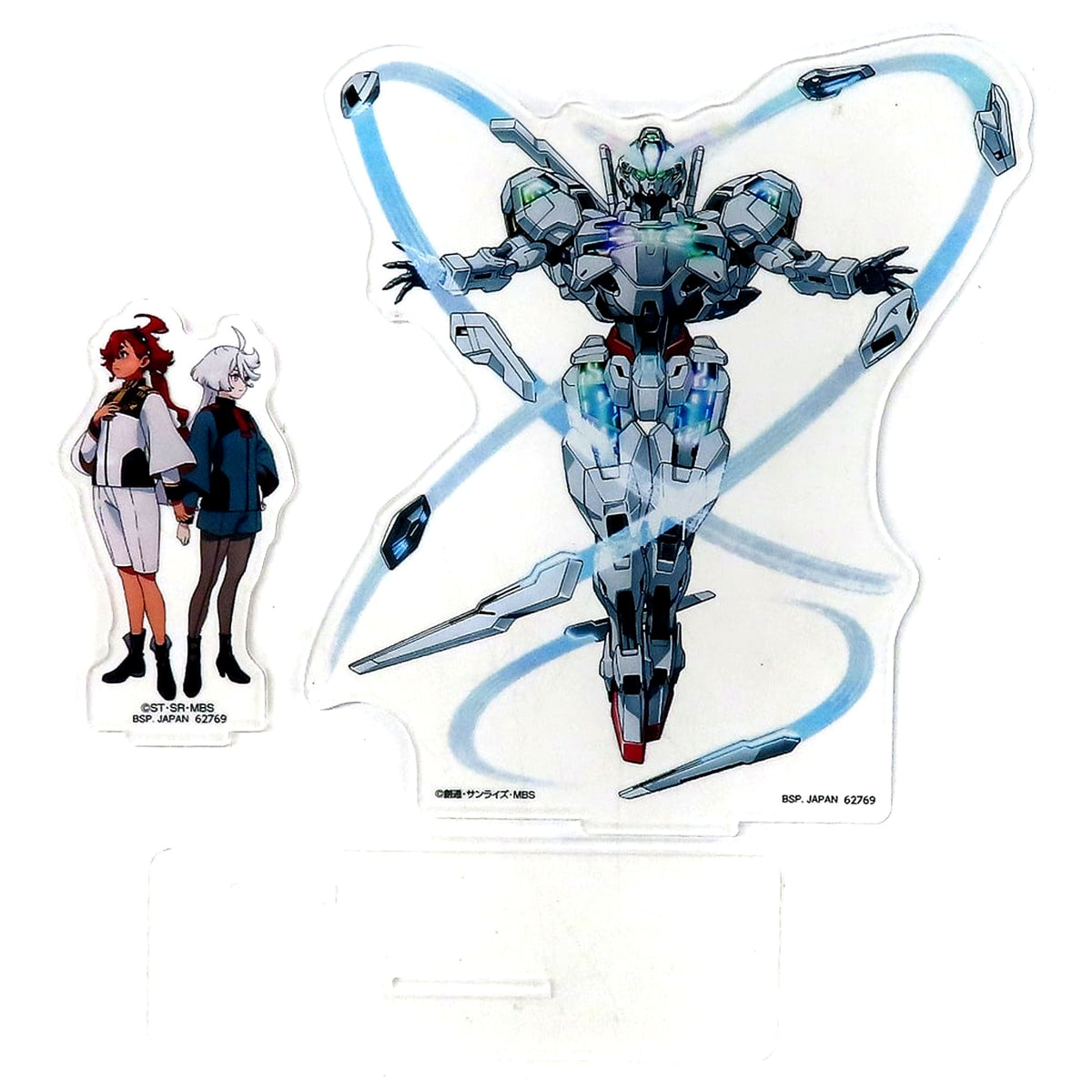 Suletta Mercury & Miorine Rembran C Prize Big Acrylic Stand Ichiban Kuji Mobile Suit Gundam The Witch from Mercury Vol.2 [USED]