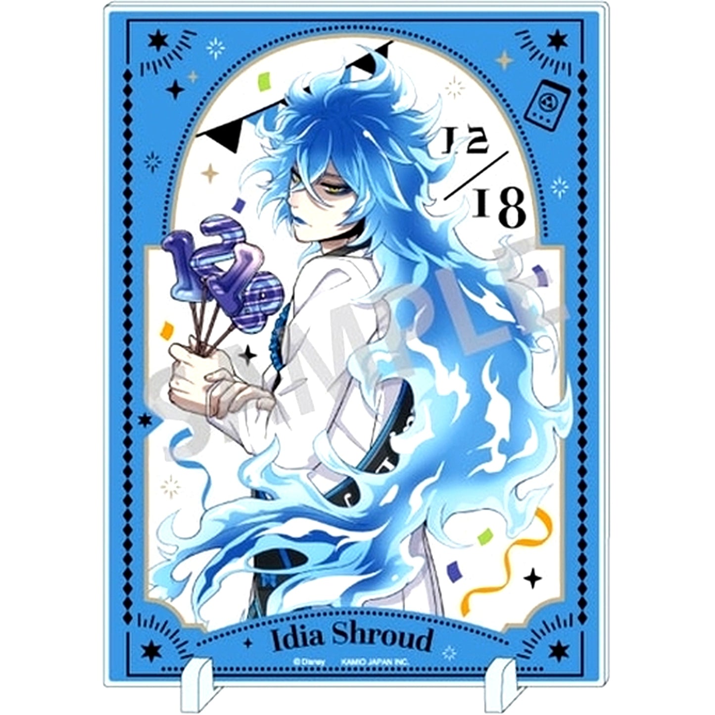 Idia Shroud Omekashi Birthday Ver. Disney Twisted-Wonderland Acrylic Panel [USED]