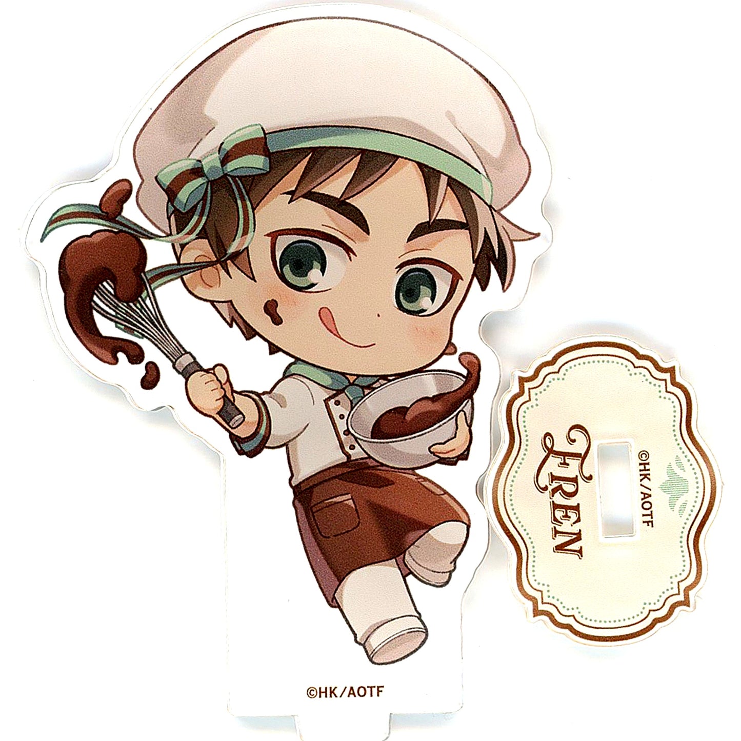 Eren Yeager Attack on Titan x Chara Dri!! BLANC Acrylic Stand [USED]
