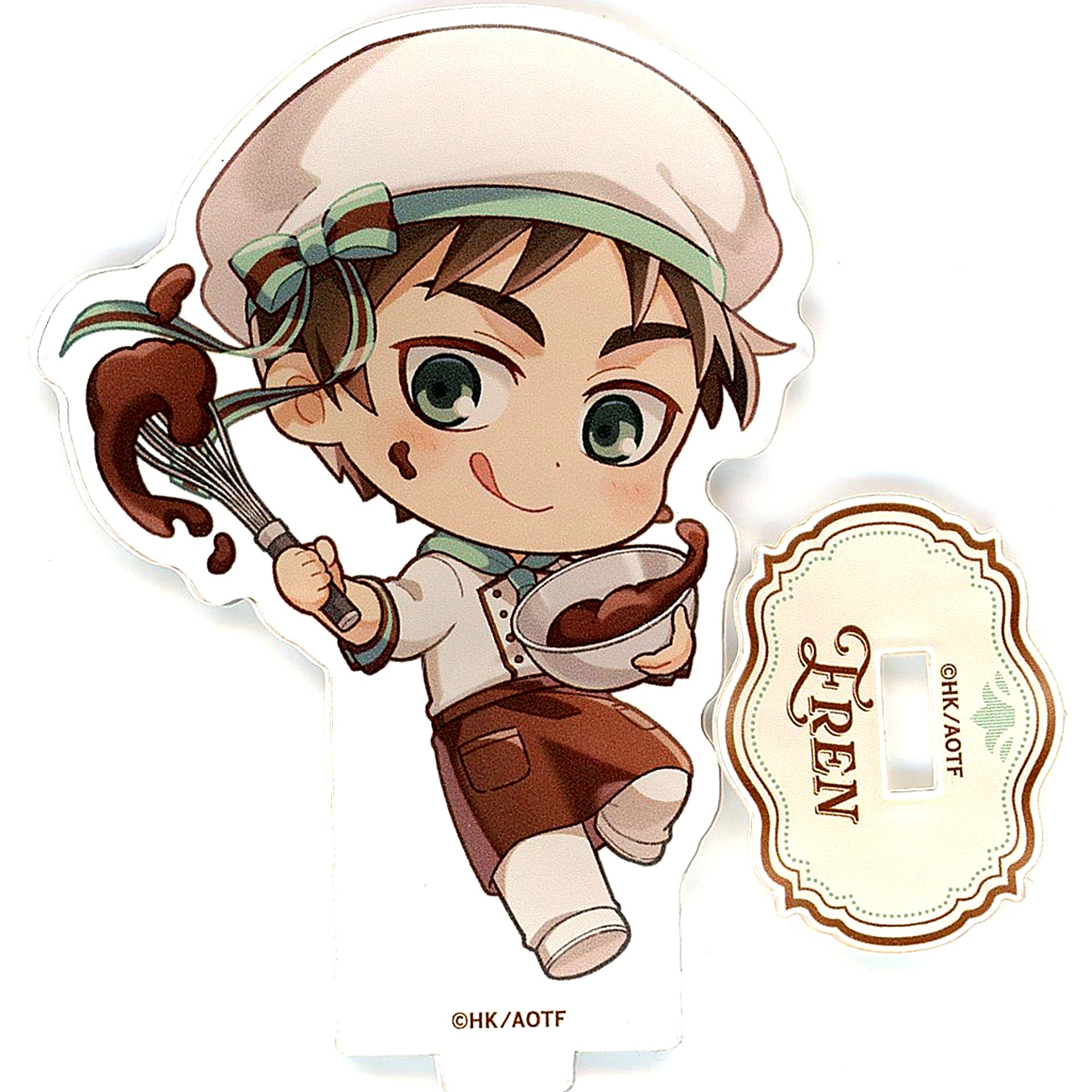 Eren Yeager Attack on Titan x Chara Dri!! BLANC Acrylic Stand [USED]