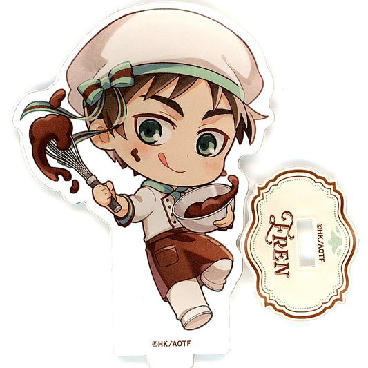 Eren Yeager Attack on Titan x Chara Dri!! BLANC Acrylic Stand [USED]