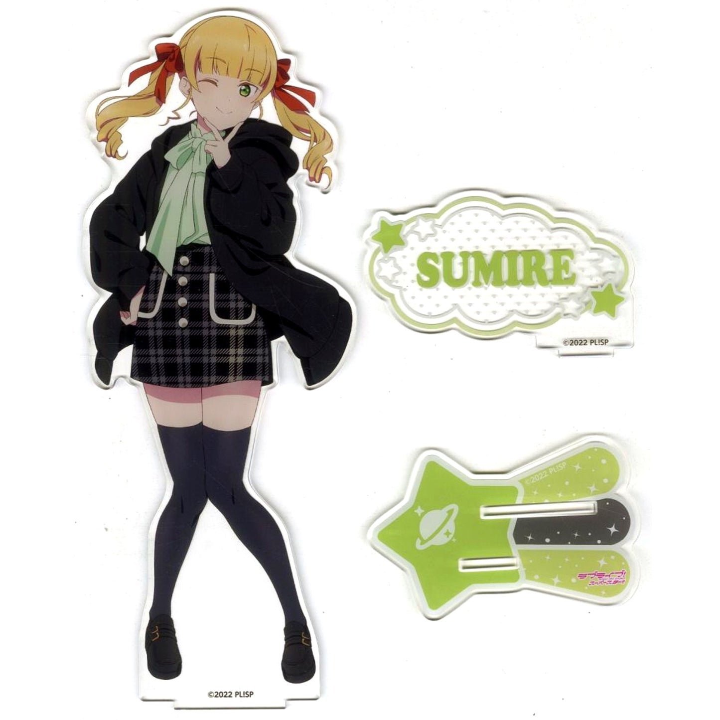 Sumire Heanna Big Acrylic Stand Love Live! Superstar!! Yumekawa Girly collection 2024 [USED]