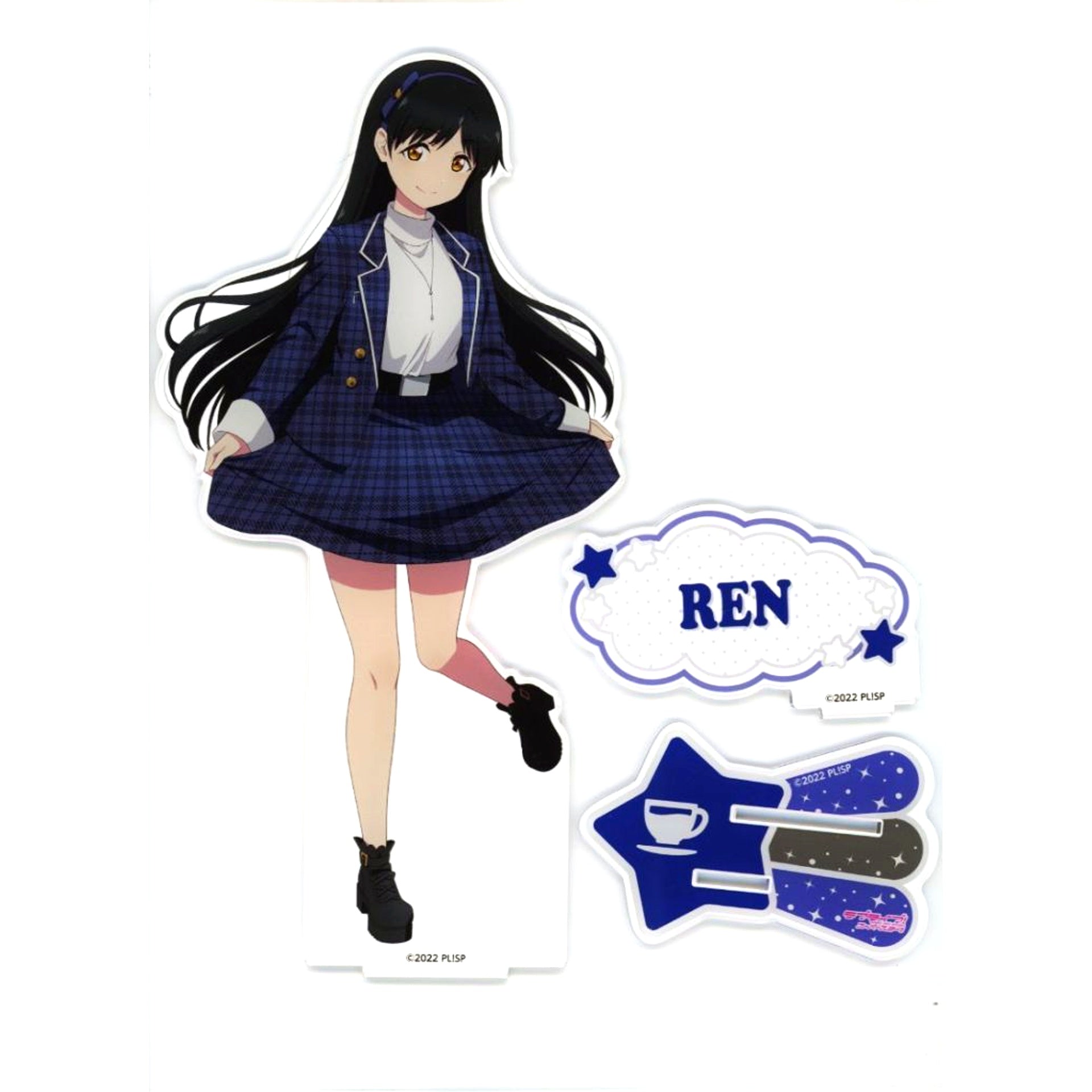 Ren Hazuki Big Acrylic Stand Love Live! Superstar!! Yumekawa Girly collection 2024 [USED]