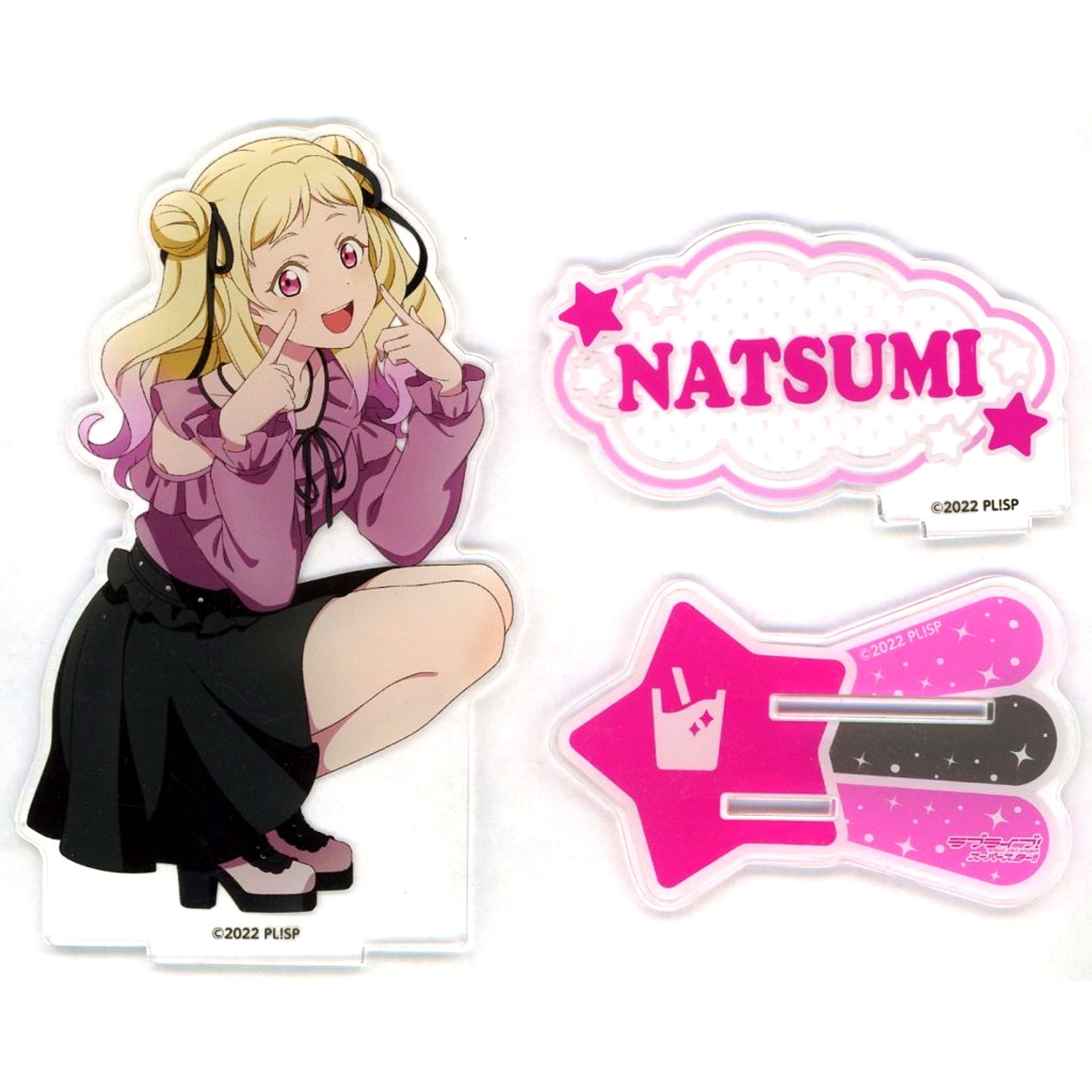 Natsumi Onitsuka Love Live! Superstar!! Big Acrylic Stand Yume Kawa Girly Collection 2024 [USED]