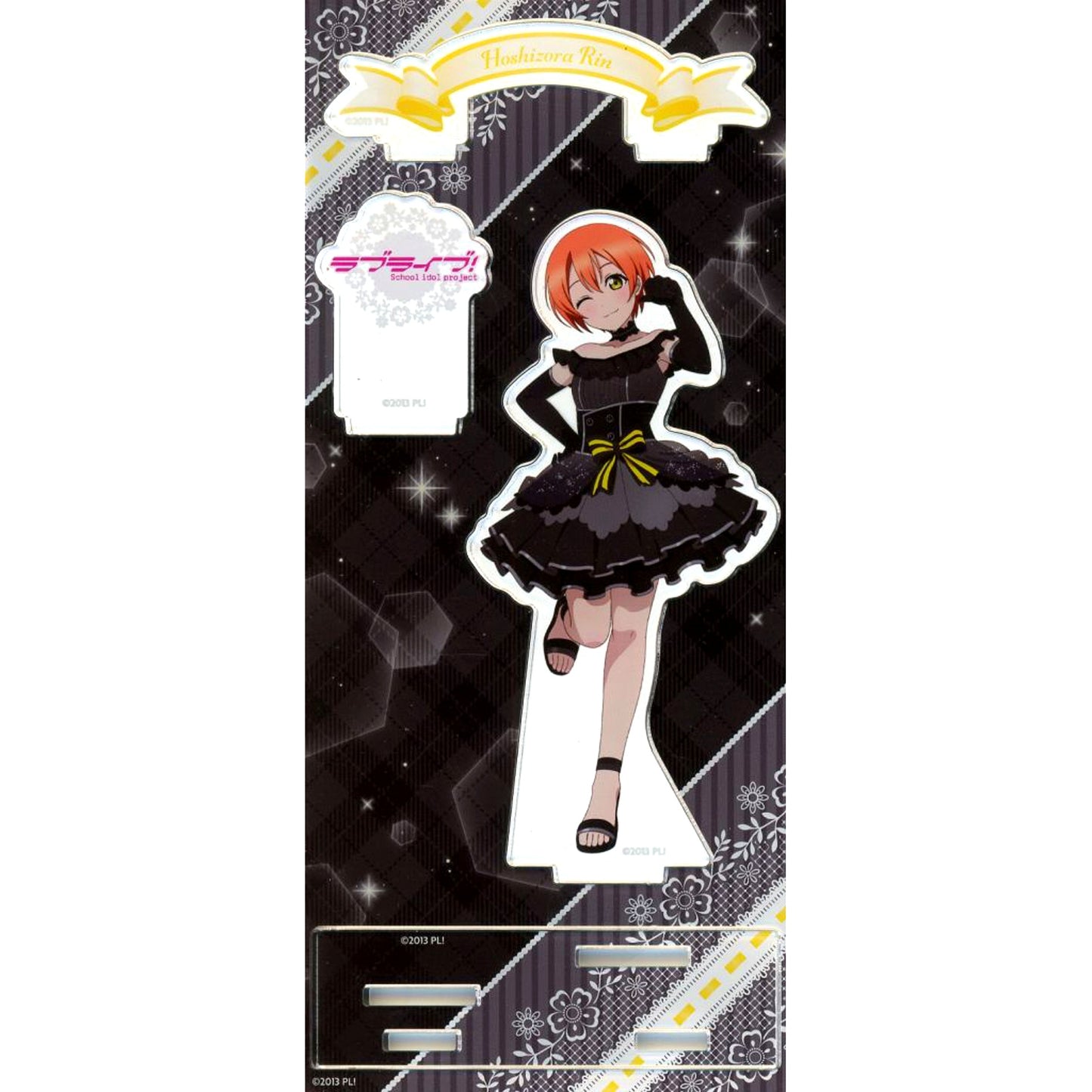 Rin Hoshizora Shirokuro Fair Ver. Love Live! TV Anime 10th Anniv Shirokuro Fair supported by Weiss Schwarz Diorama Acrylic Stand [USED]