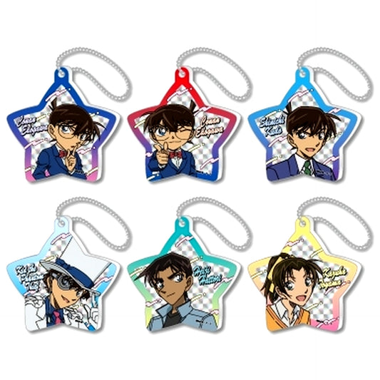 Set of 6 Detective Conan Gira Pika Acrylic Keychain [USED]