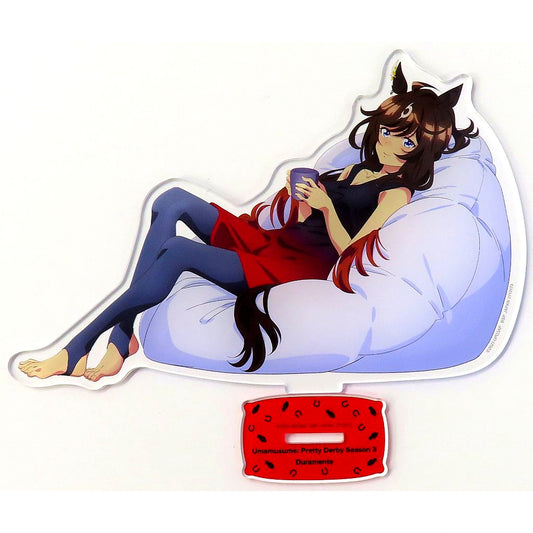 Duramente Uma Musume Pretty Derby Season 3 Namco Promotion Relax time Namco Limited Big Acrylic Plate with Stand [USED]