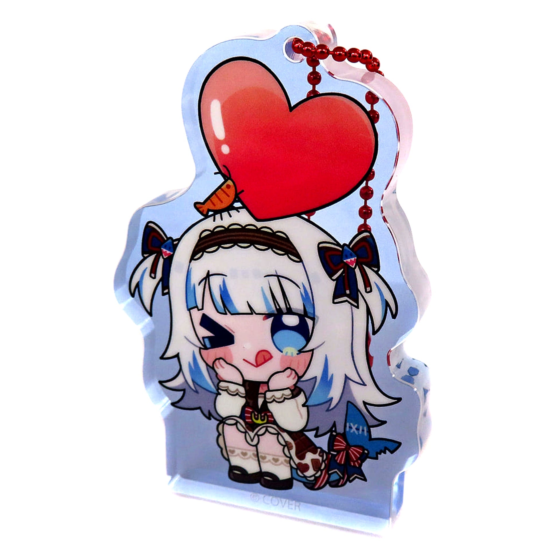 Virtual YouTuber hololive English Gawr Gura Acrylic Block Charm Valentine's Day 2024 [USED]