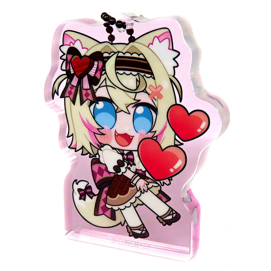Mococo Abyssgard hololive English Acrylic Block Charm Valentine's Day 2024 [USED]