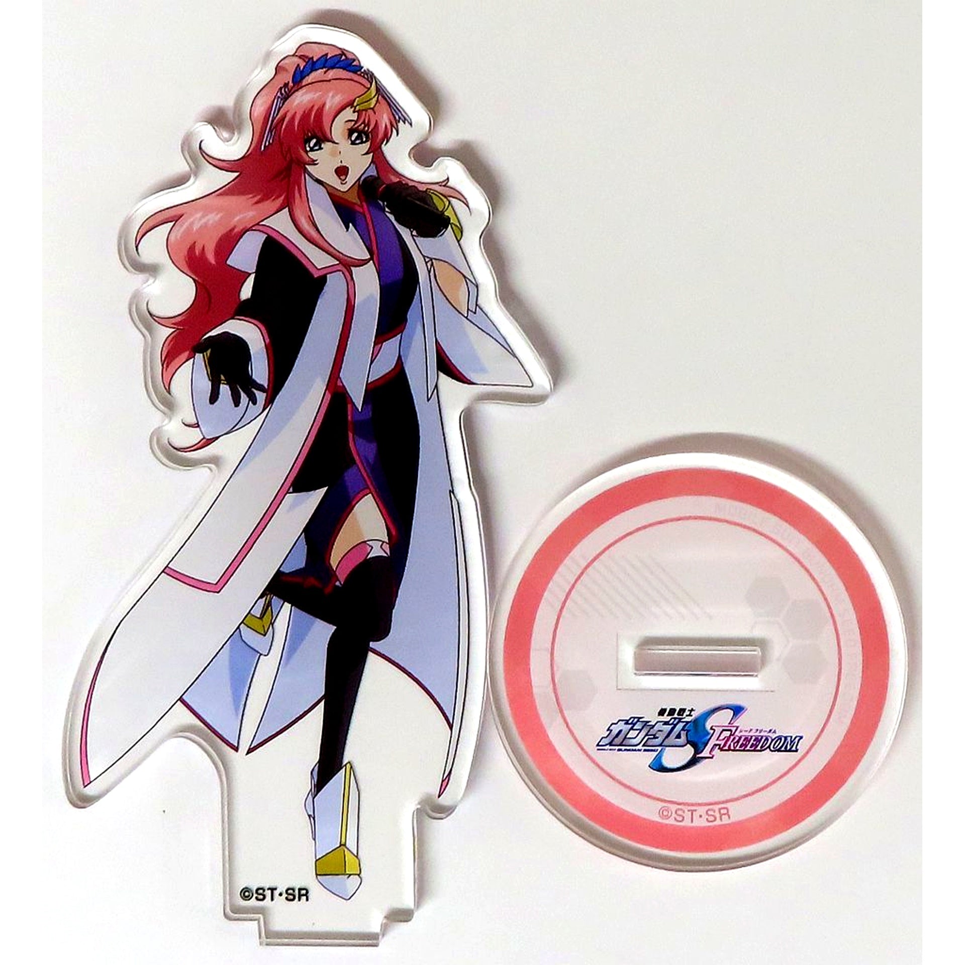 Lacus Clyne Drawn Illustration Mobile Suit Gundam SEED FREEDOM x JOYSOUND Collaboration Campaign Acrylic Stand [USED]