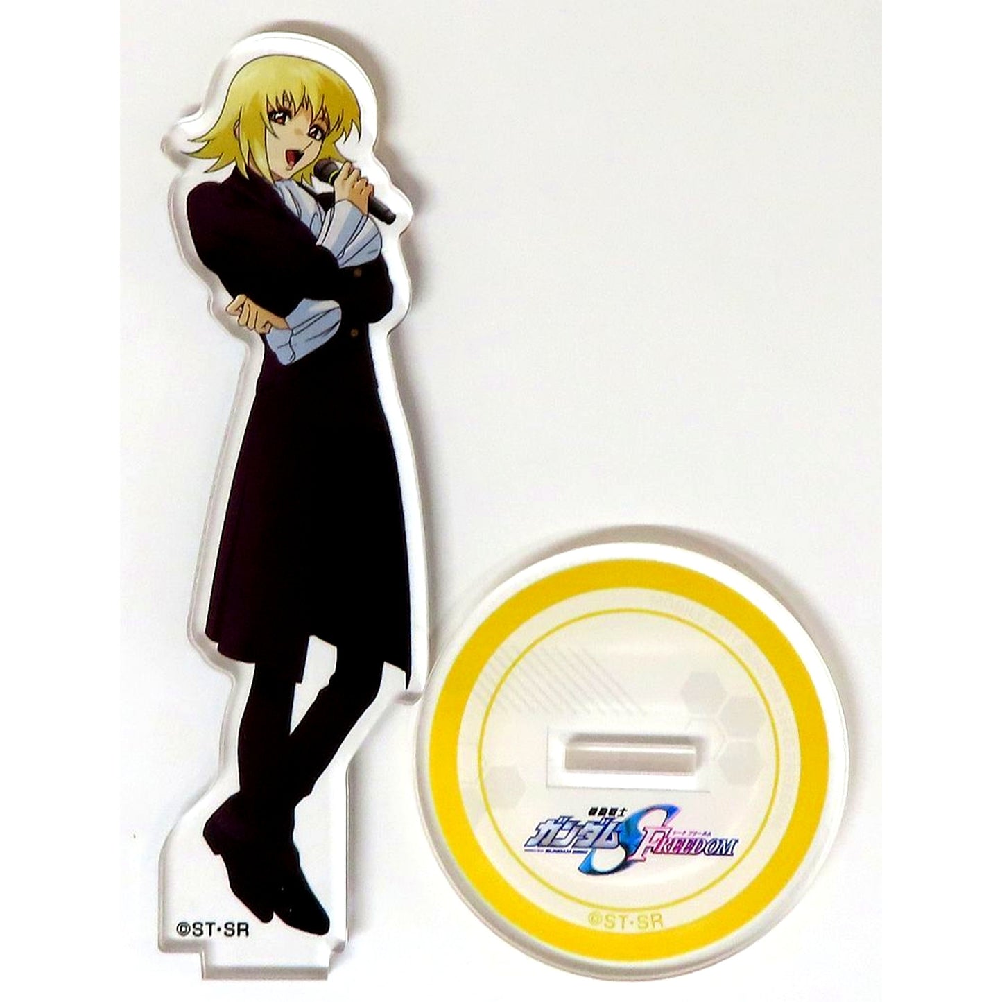 Cagalli Yula Athha Mobile Suit Gundam SEED FREEDOM Acrylic Stand Drawn Illustration JOYSOUND Direct Shop Collab Campaign [USED]