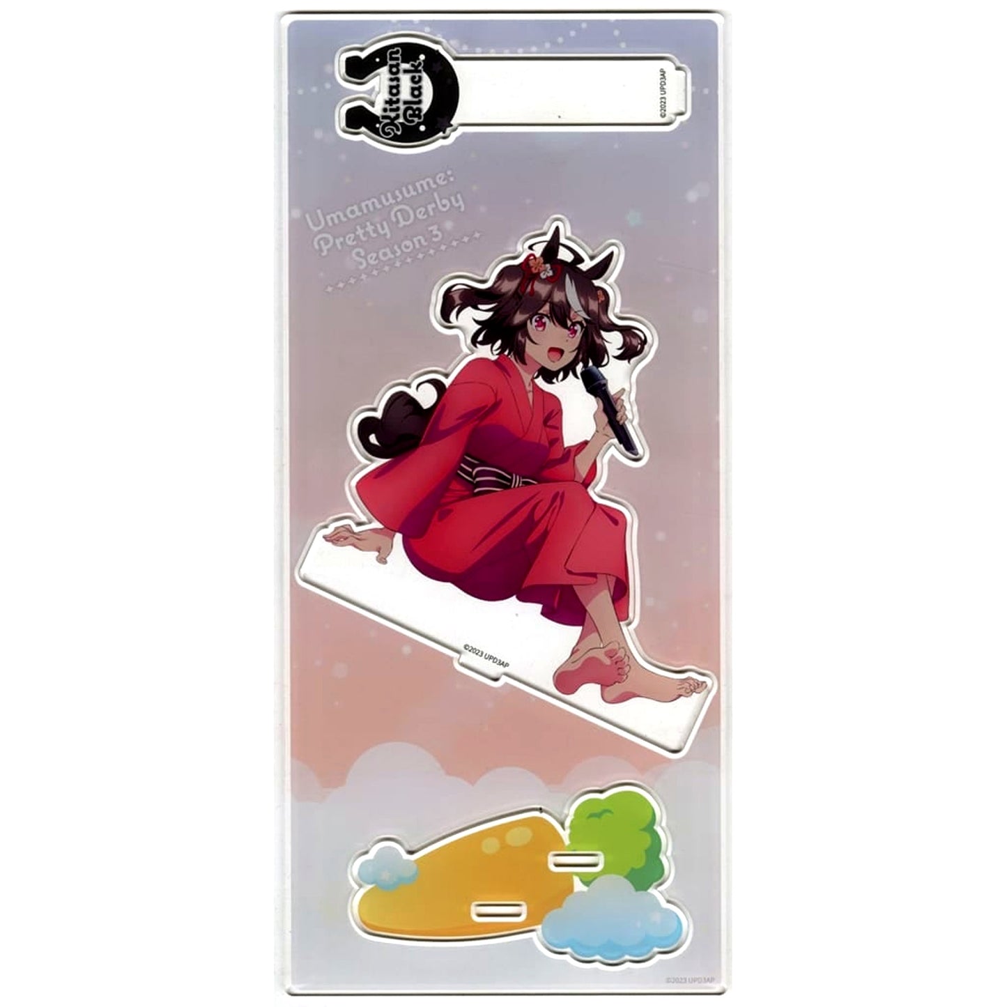 Kitasan Black Umamusume Pretty Derby Acrylic Stand Relax Time Season 3 NAMCO Promotion Charapop Store [USED]